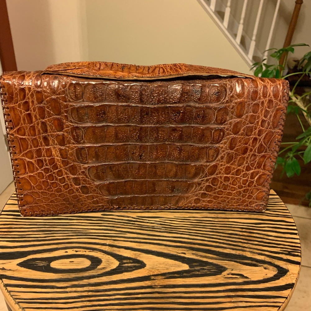 Vintage Alligator clutch